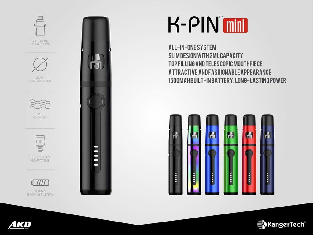 KangerTech K-Pin All In One! Kanger's Second AKD Product!