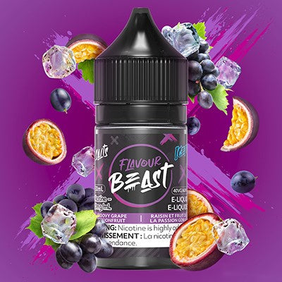 Groovy Grape Passionfruit Iced - Flavour Beast Salts