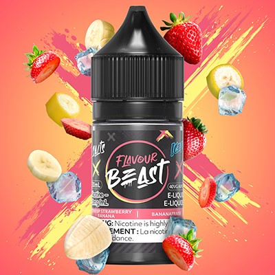 STR8 Up Strawberry Banana Iced - Flavour Beast Salts