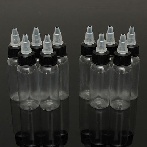 Clear plastic pet cosmo round 60ML bottle - Vaping Jill