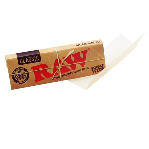 Single Wide Rolling Papers - RAW