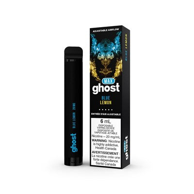 Blue Lemon Bold Nicotine Blend - Ghost Max Disposable Vape
