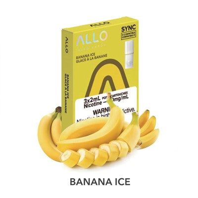 Banana Ice Allo Sync Pods - Allo Vapor