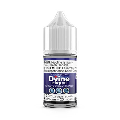 Ultimate Canadian Tobacco Bold Salt E-liquid - Dvine