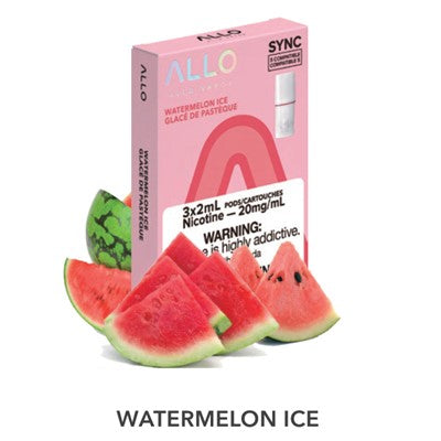 Watermelon Ice Allo Sync Pods - Allo Vapor